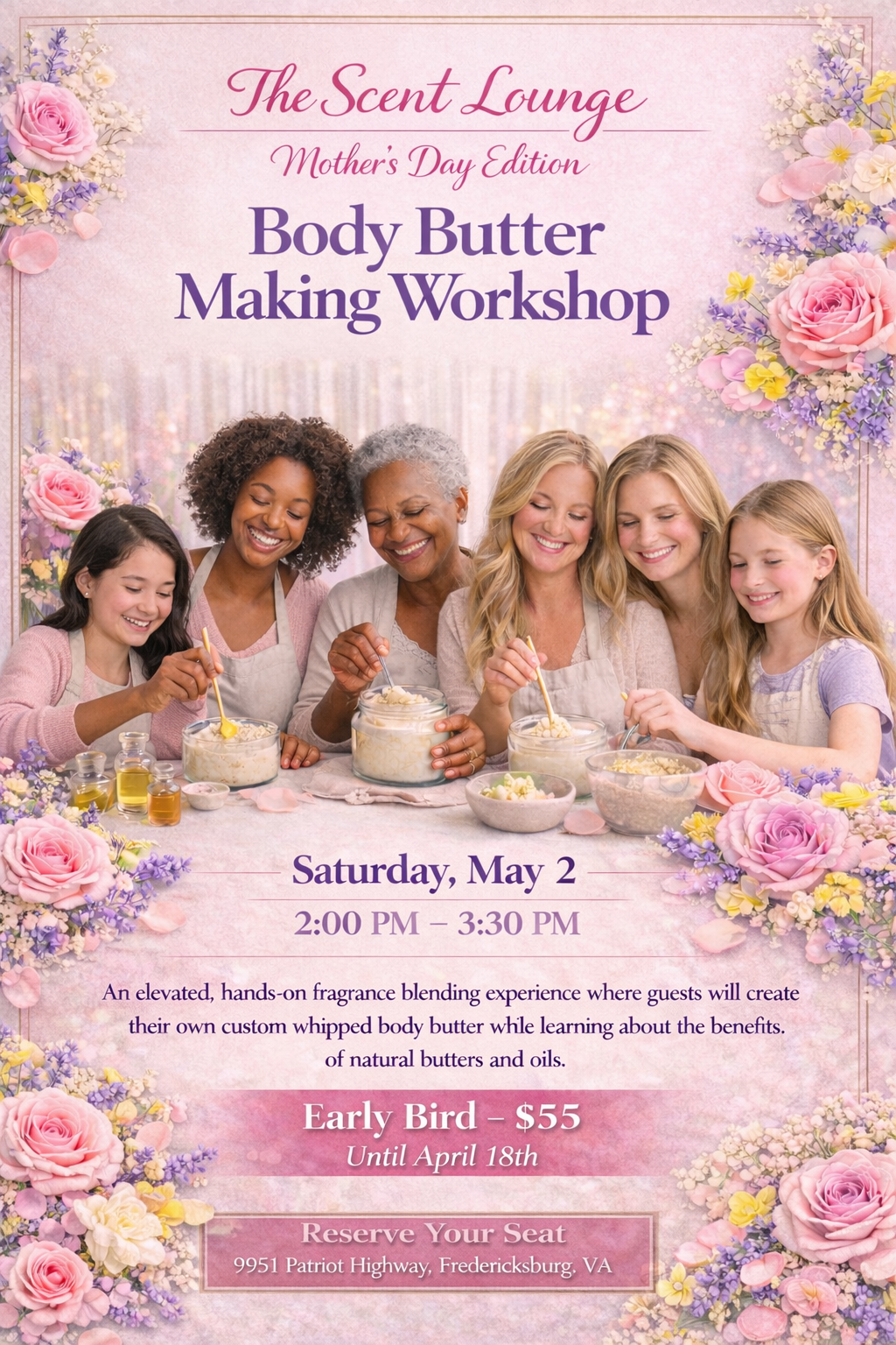 The Scent Lounge: Mother’s Day Edition - Body Butter Making Workshop